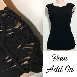 FREE ADD ON * Forever 21 stretchy black top